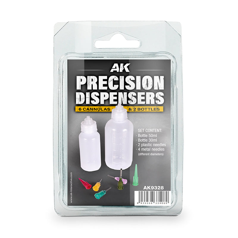 Ak Interactive Precision Dispensers (6 Cannulas & 2 Bottles) - Good Games