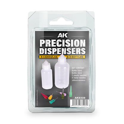 Ak Interactive Precision Dispensers (6 Cannulas & 2 Bottles) - Good Games