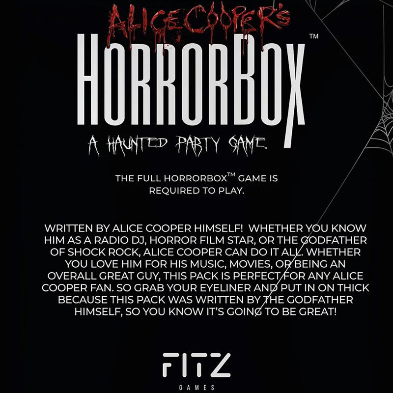 Alice Cooper's: Card Game - HorrorBox Expansion Pack - Good Games