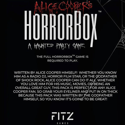 Alice Cooper's: Card Game - HorrorBox Expansion Pack - Good Games