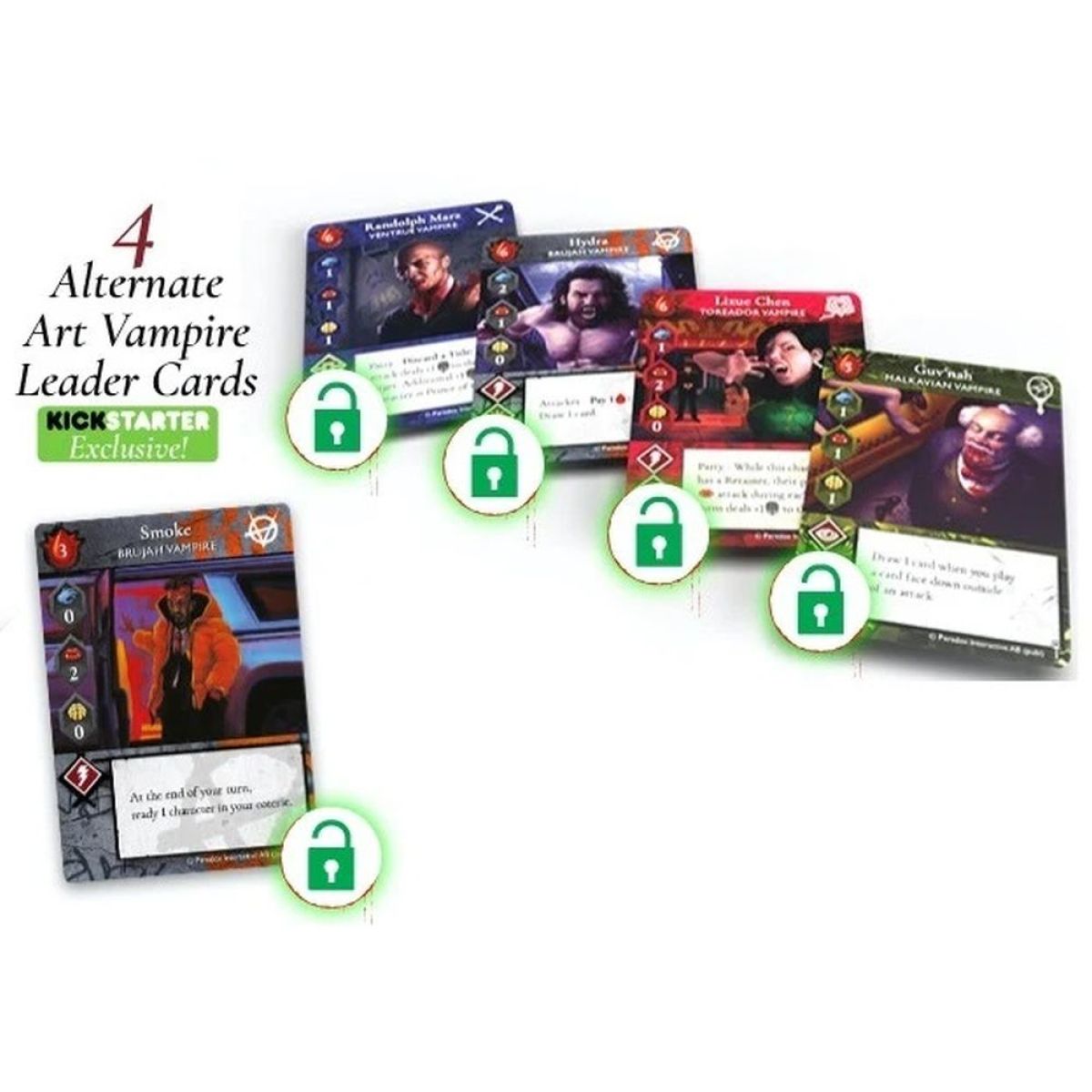 Vampire The Masquerade Rivals - Promo Pack KS Alt. Art Leaders - Good Games