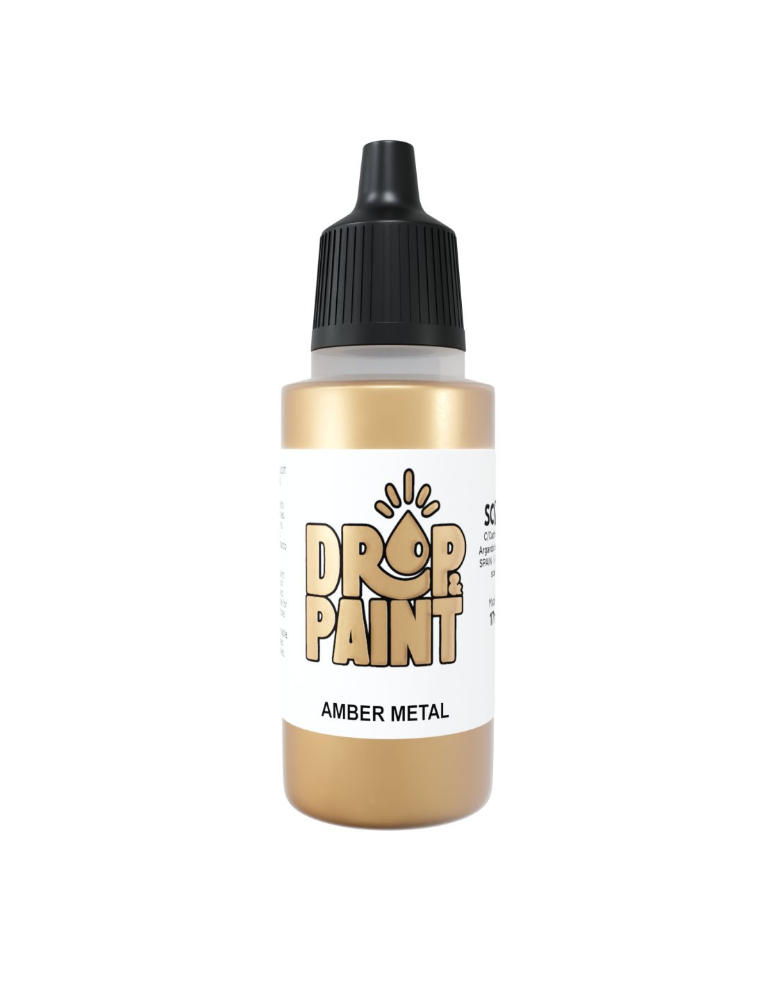 Scale 75 Drop and Paint 17ml - Amber Metal - Good Games