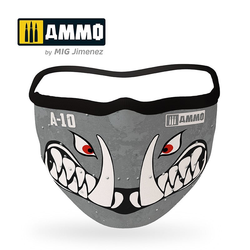 Ammo by MIG - Merchandise - Ammo Face Mask A10 Warthog (Hygienic Protective Mask 100% Polyester) (Preorder) - Good Games