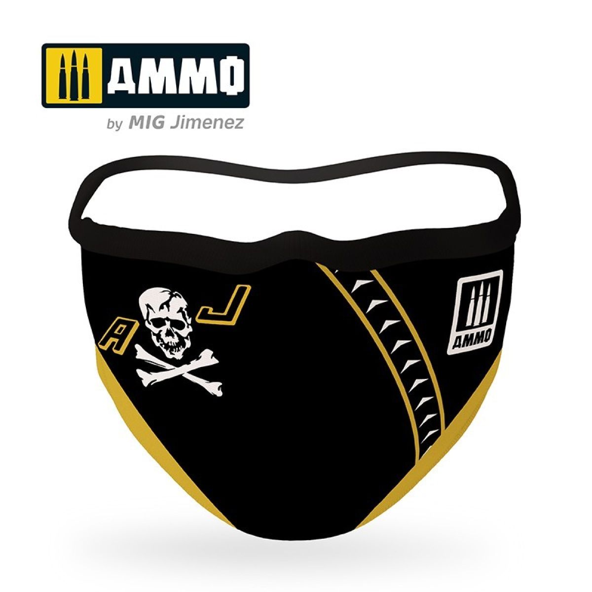 Ammo by MIG - Merchandise - Ammo Face Mask Jolly Rogers (Hygienic Protective Mask 100% Polyester) (Preorder) - Good Games