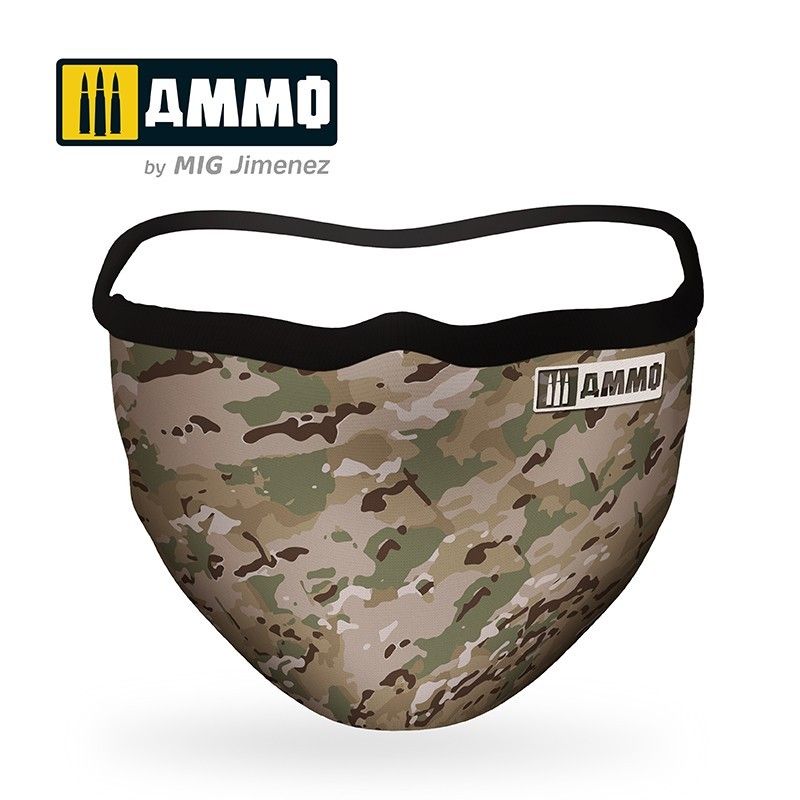 Ammo by MIG - Merchandise - Ammo Face Mask Multicam (Hygienic Protective Mask 100% Polyester) (Preorder) - Good Games