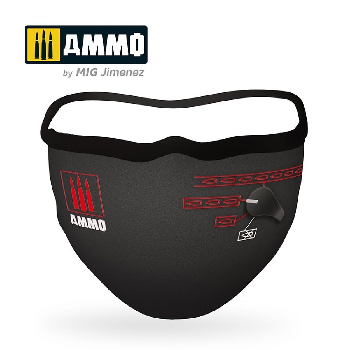 Ammo by MIG - Merchandise - Ammo Face Mask Switch Mask (Hygienic Protective Mask 100% Polyester) (Preorder) - Good Games