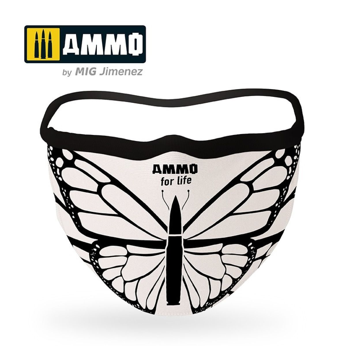 Ammo by MIG - Merchandise - Ammo For Life Face Mask Butterfly (Preorder) - Good Games