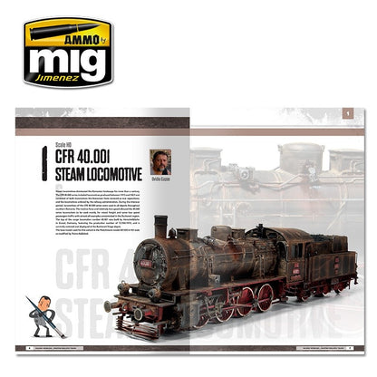 Ammo by MIG - Book - Modelling School – Railway Modeling: Painting Realistic Trains - Good Games