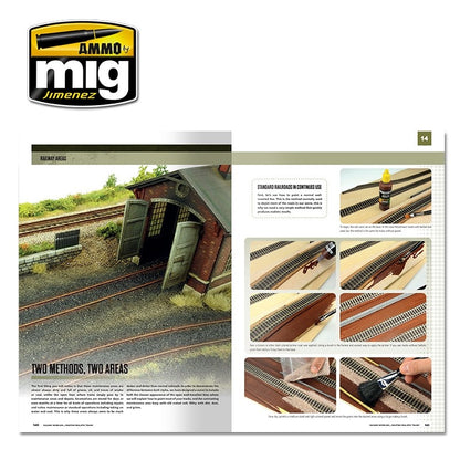 Ammo by MIG - Book - Modelling School – Railway Modeling: Painting Realistic Trains - Good Games