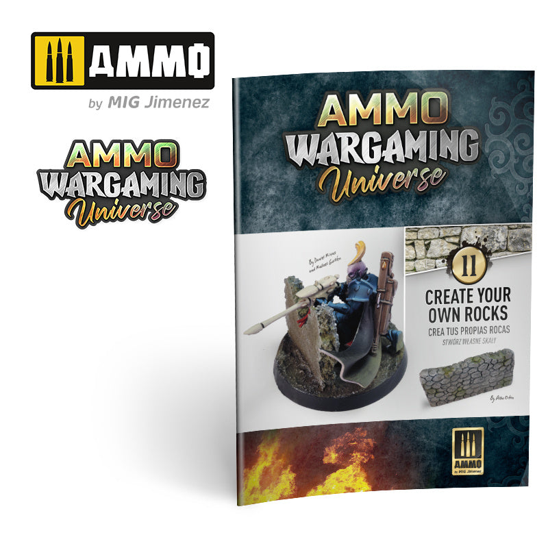 Ammo by MIG - Book - Ammo Wargaming Universe Book 11 – Create Your Own Rocks - Good Games