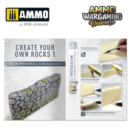 Ammo by MIG - Book - Ammo Wargaming Universe Book 11 – Create Your Own Rocks - Good Games