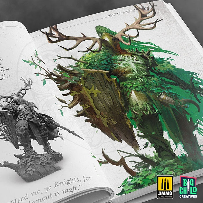 Ammo by MIG - Book - Echoes Of Camelot Artbook And Painting Guide English (Preorder) - Good Games