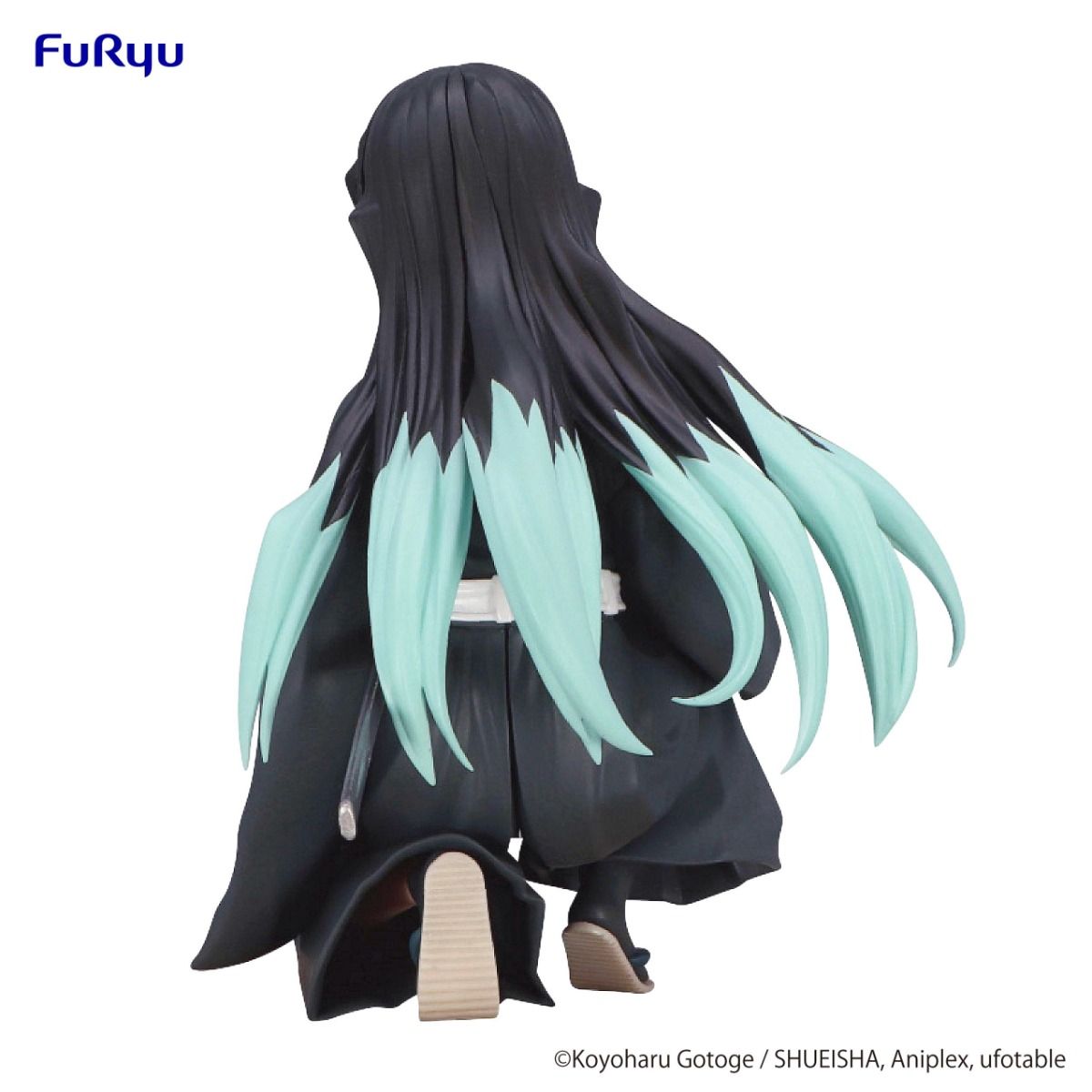 Tokito Muichiro Noodle Stopper Figure side angle showing sword detail and kimono folds