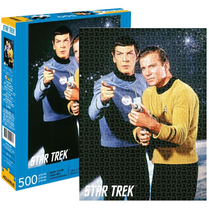 Aquarius - Star Trek - Spock &amp; Kirk 500 Piece Jigsaw - Good Games