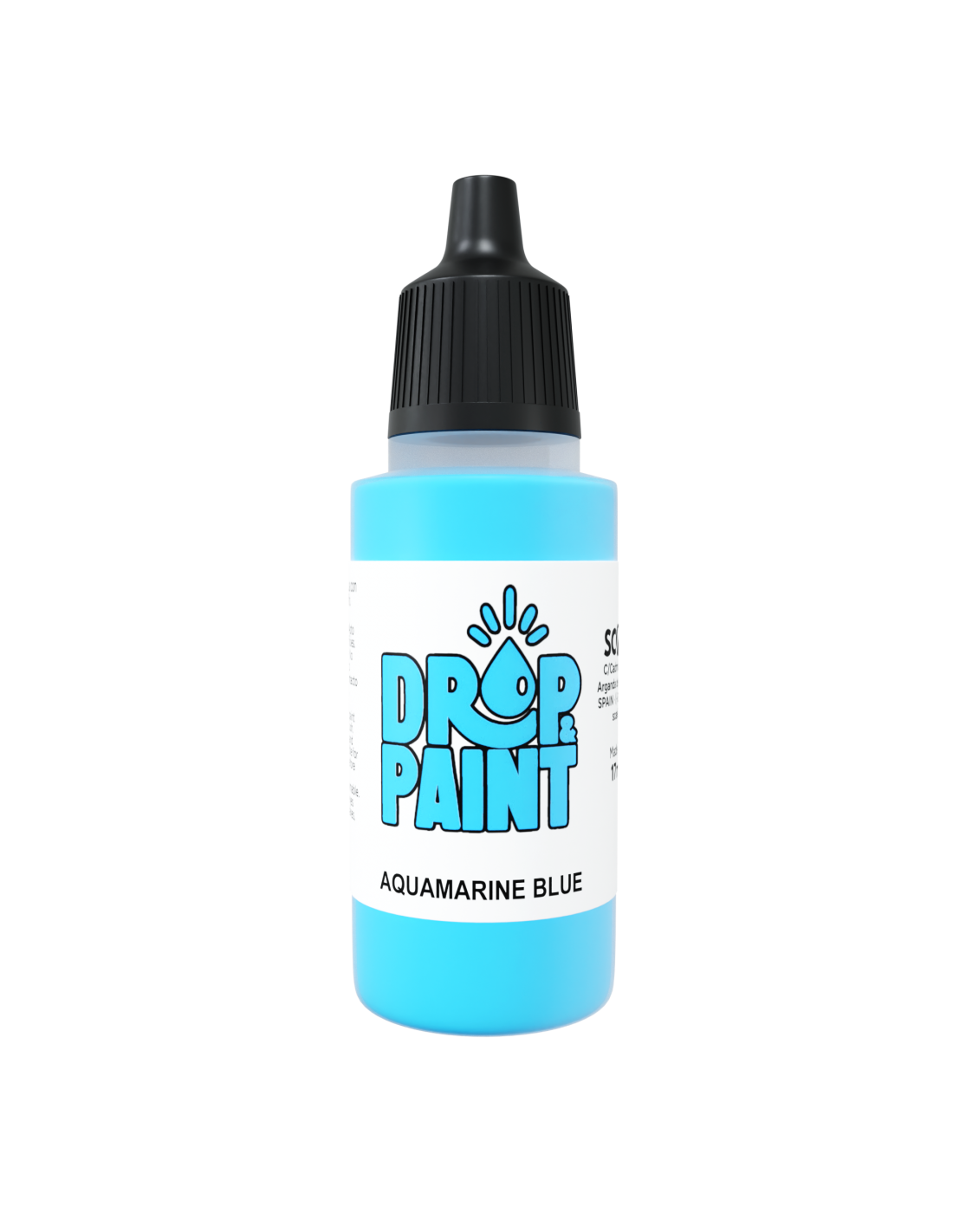 Scale 75 Drop and Paint 17ml - Aquamarine Blue - Good Games