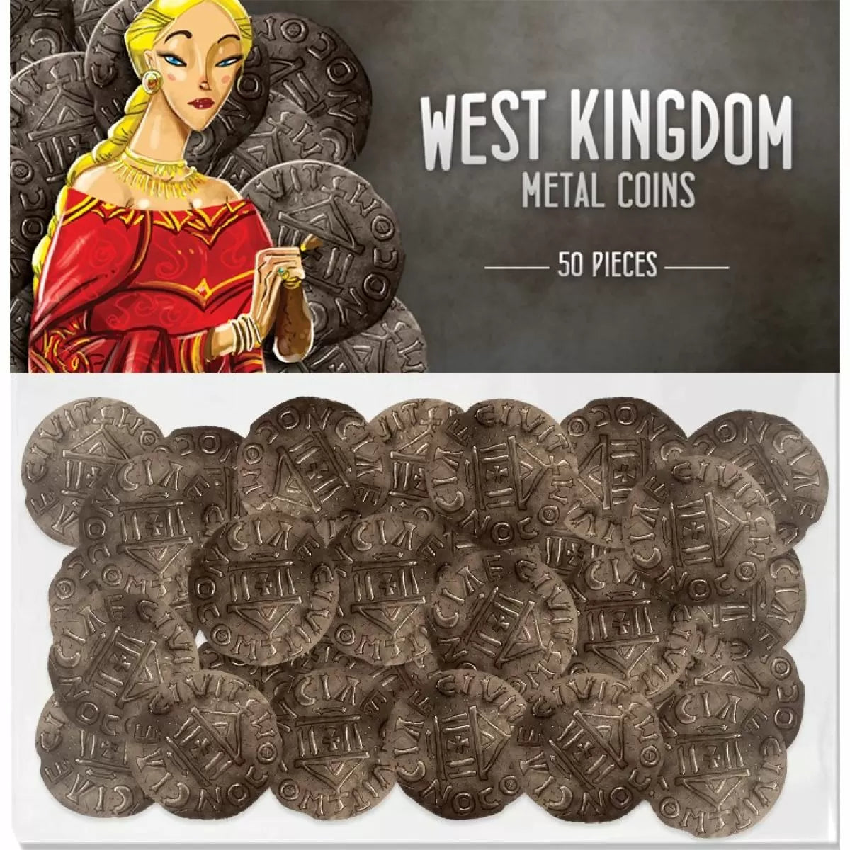 Architects of the Western Kingdom - Metal Coins - Good Games