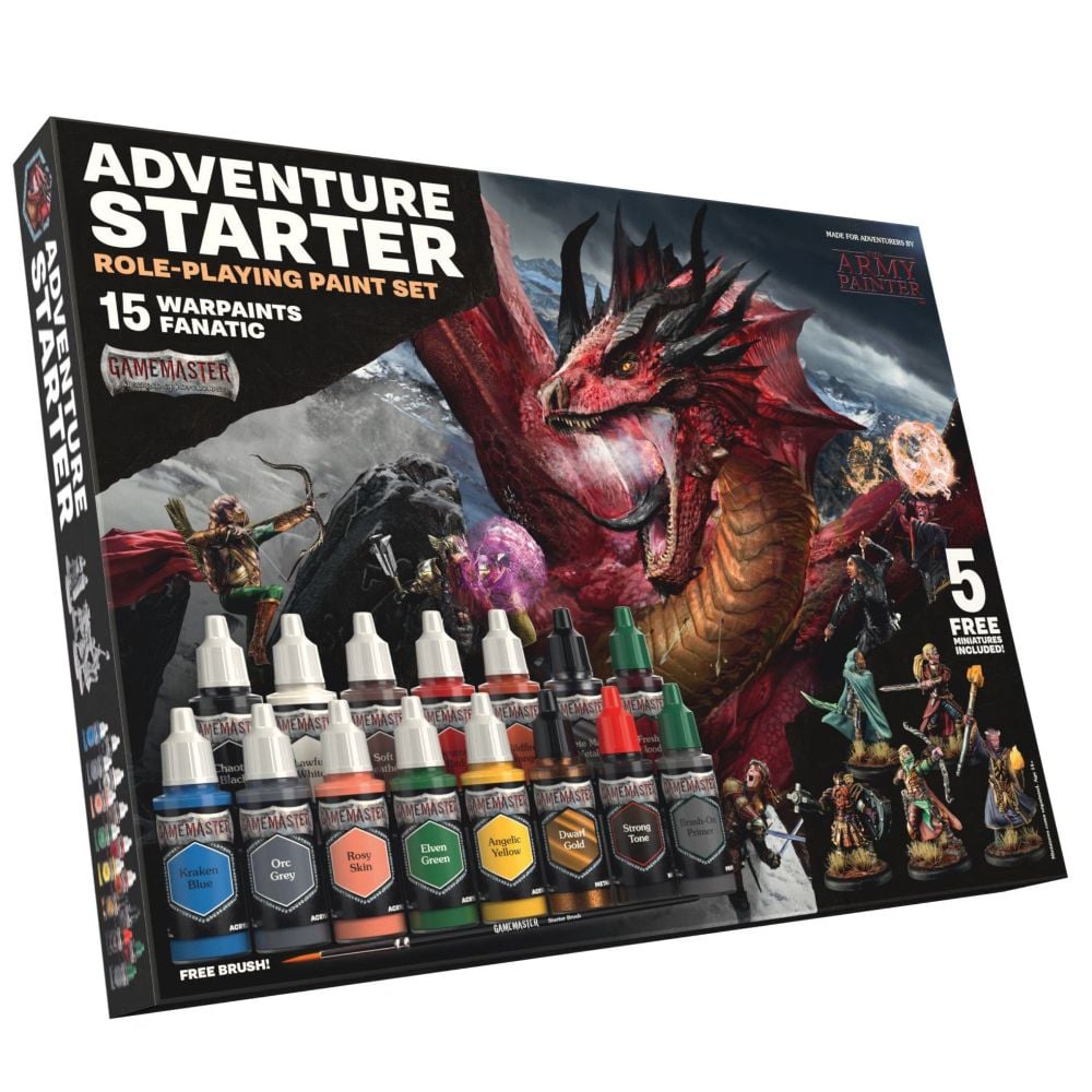 Army Painter - GameMaster - Adventure Starter Role-playing Paint Set - Good Games