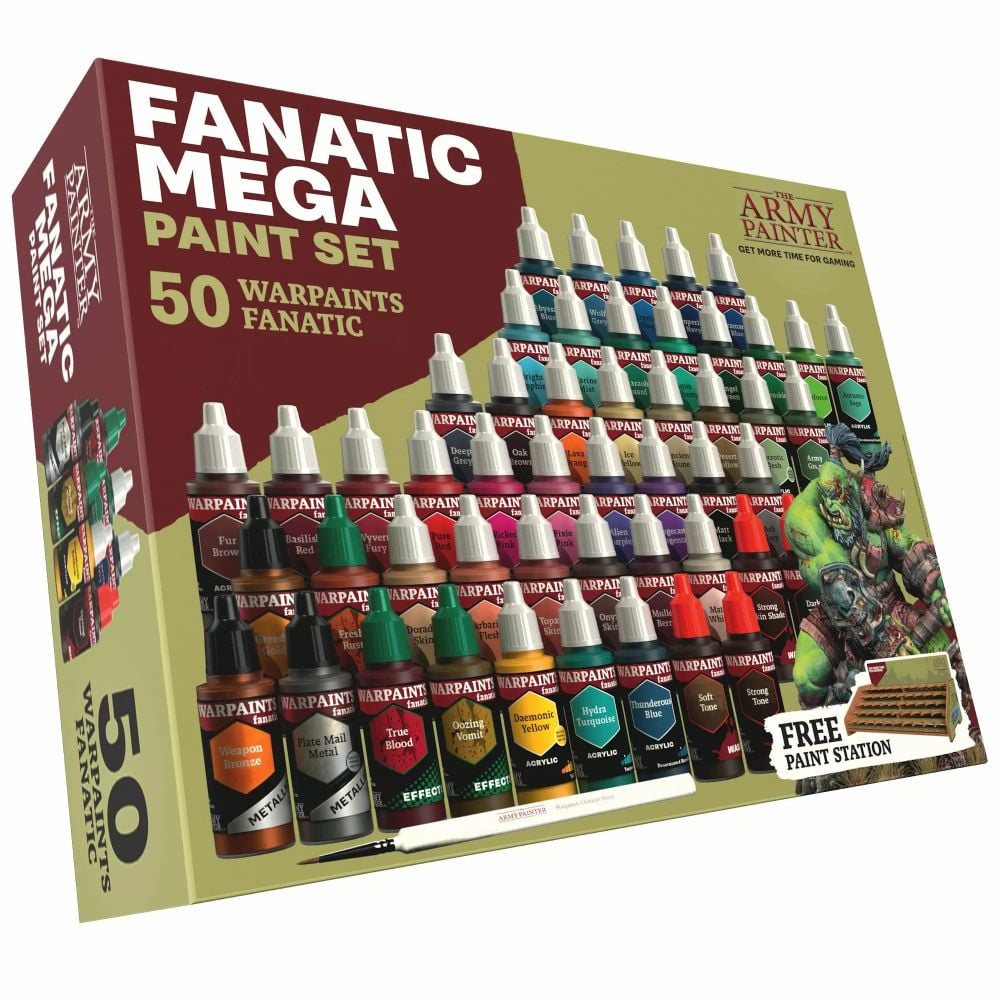 Army Painter - Warpaints Fanatic - Mega Paint Set - Good Games