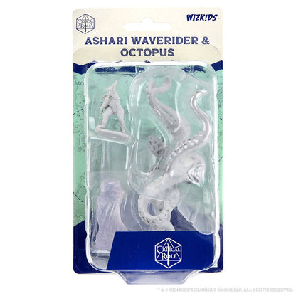 Critical Role Unpainted Miniatures: Ashari Waverider & Octopus - Good Games
