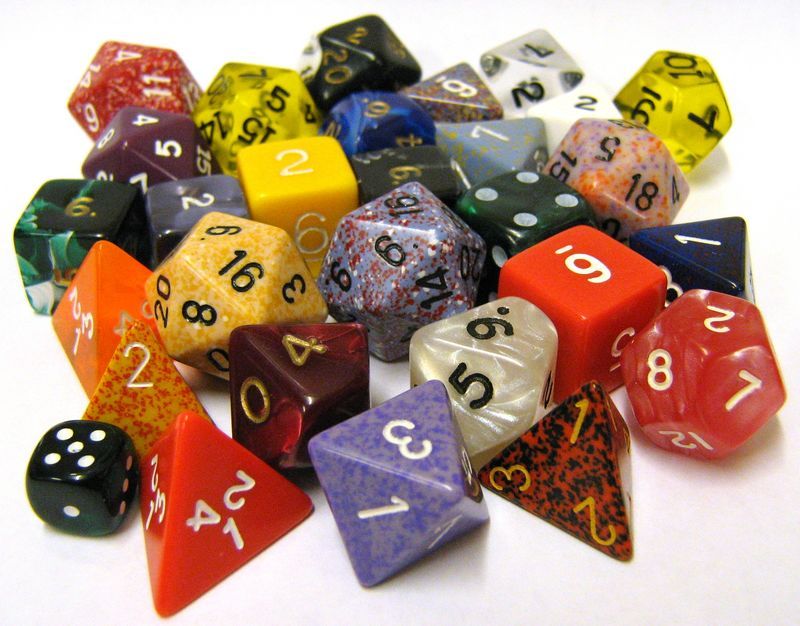 Chessex - 25 Assorted D10 - Good Games
