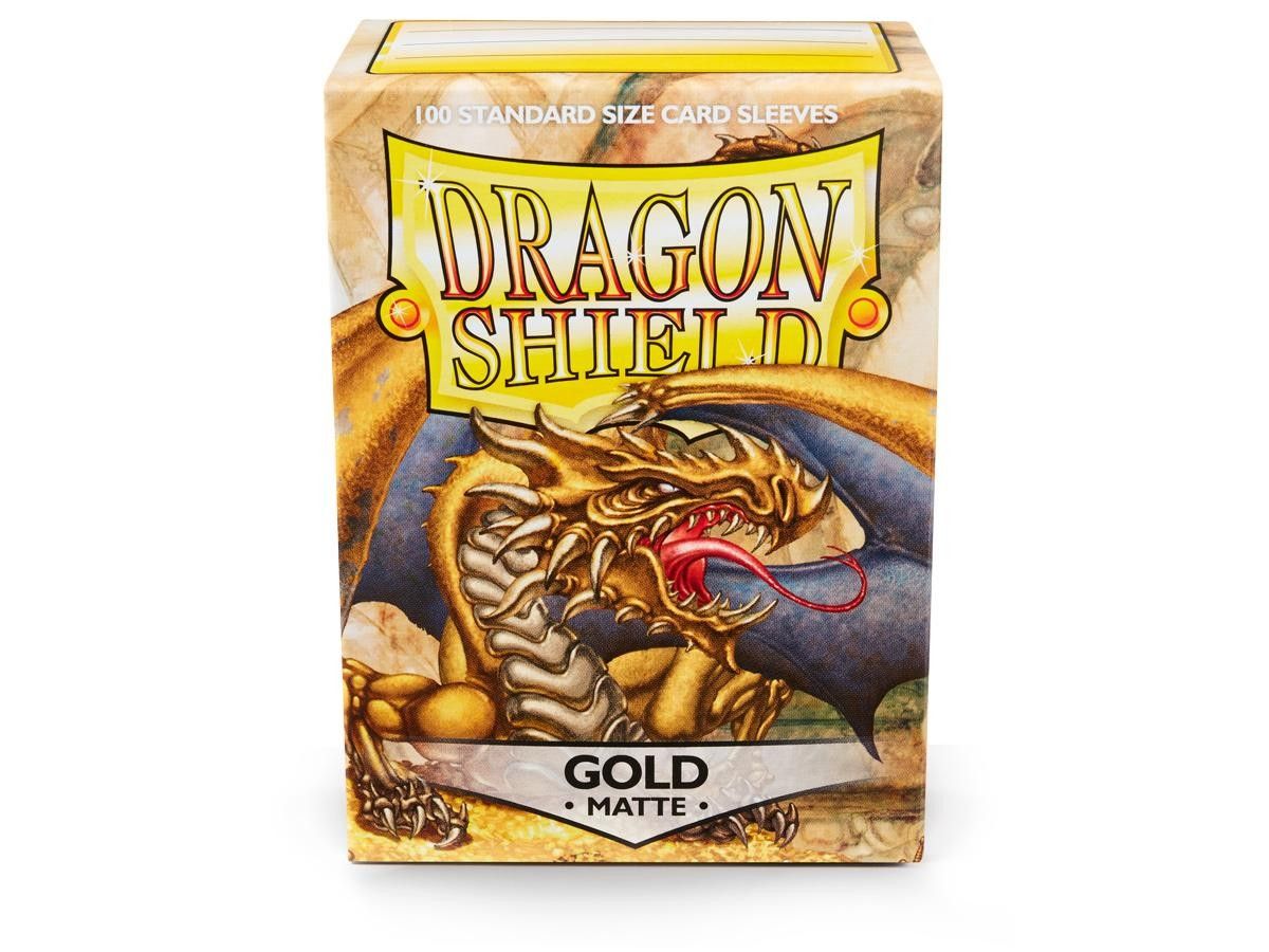 Dragon Shield - Standard Matte Sleeves (100) - Gold