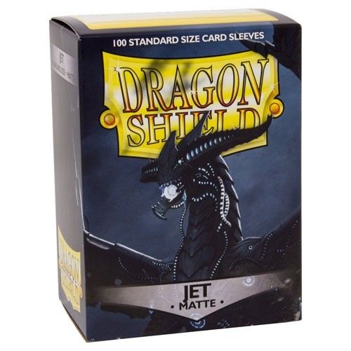 Dragon Shield - Standard Matte Sleeves (100) - Jet