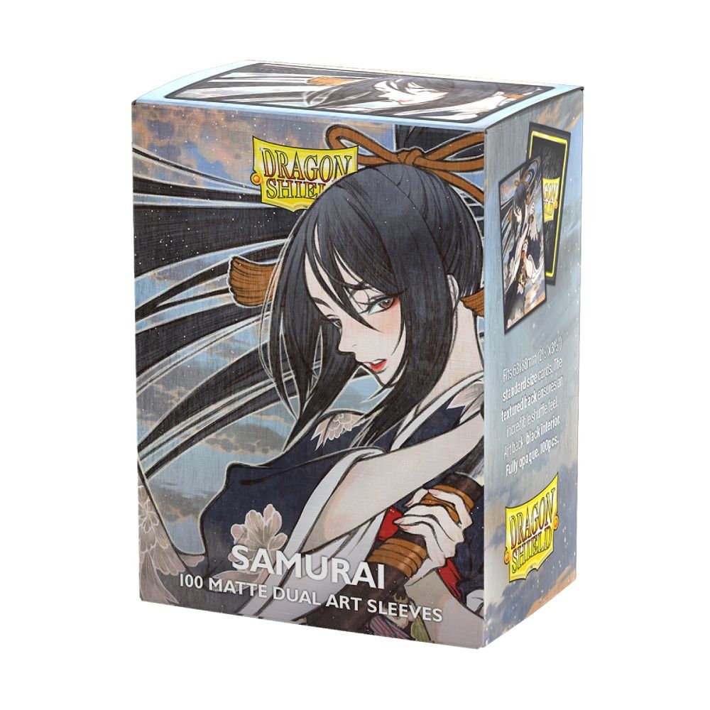 Dragon Shield: Sleeves – Matte Dual Art – Samurai - Good Games