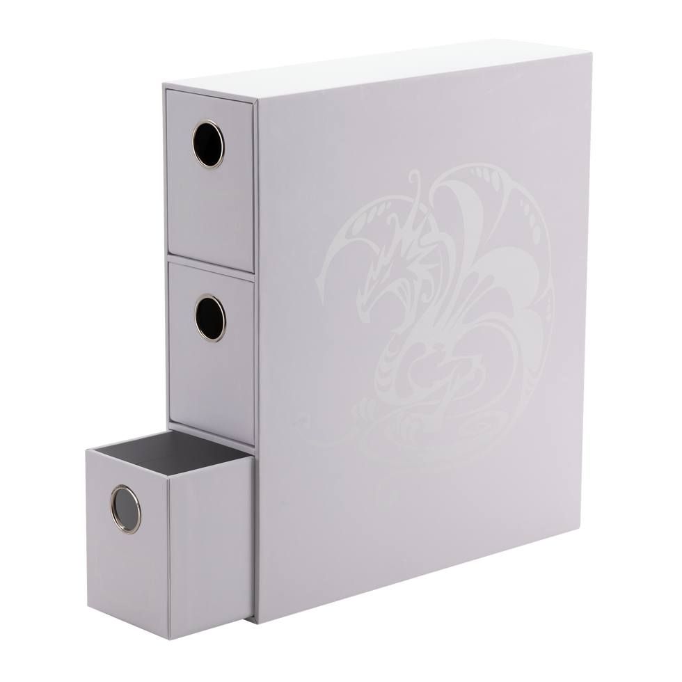 Dragon Shield - Fortress Card Drawers - White - Good Games