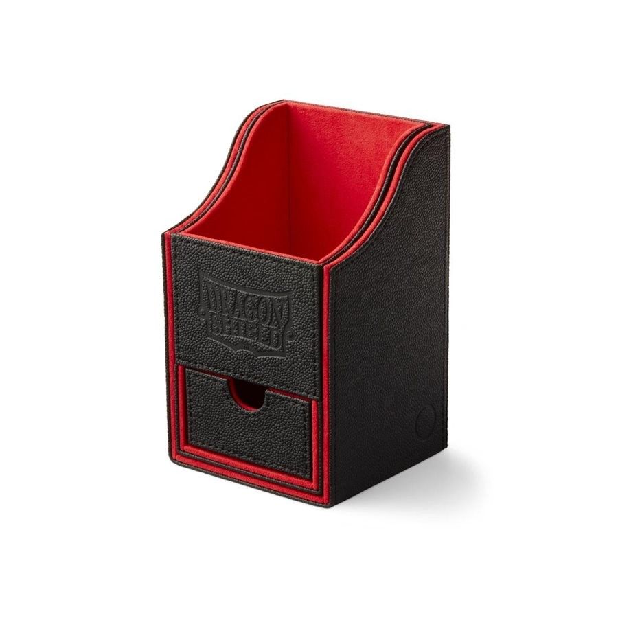 Dragon Shield - Nest Deck Box Plus - Black/Red