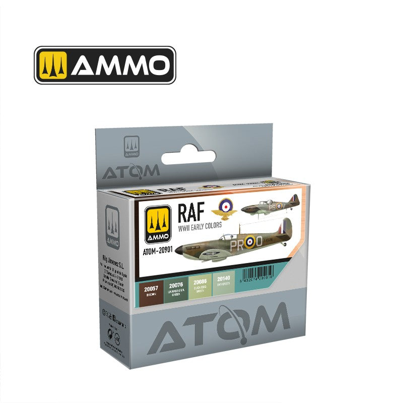 Ammo by MIG - Atom Color - Raf WW2 Early Colors Set Set