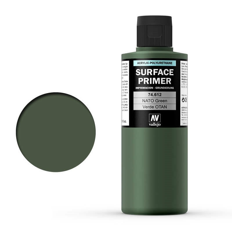 Vallejo - Surface Primer - Nato  Green - 200ml