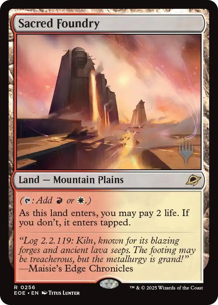 Sacred Foundry 256 (Promo Pack: Edge of Eternities) 