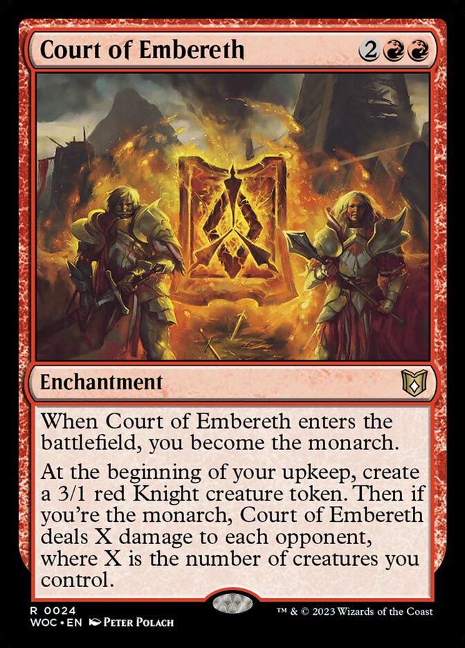 Court of Embereth 24 (Commander: Wilds of Eldraine) 