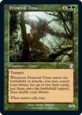 Primeval Titan 365/289 (Time Spiral: Remastered) 
