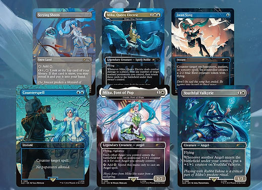 Secret Lair x Hatsune Miku: Winta Diva | Rainbow Foil Edition (English)