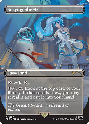 Secret Lair x Hatsune Miku: Winta Diva | Rainbow Foil Edition