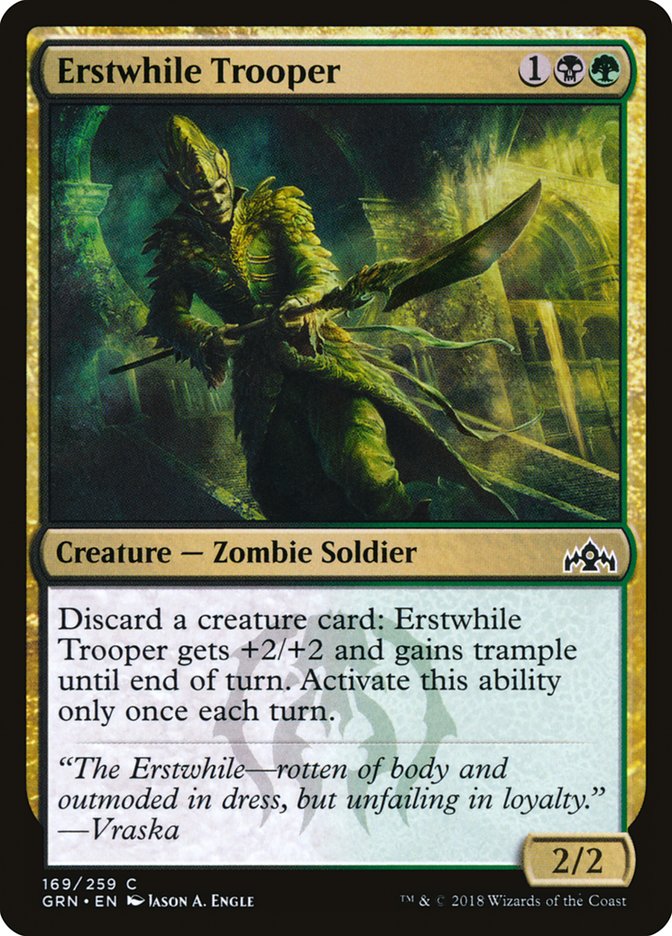 Erstwhile Trooper 169/259 (Guilds of Ravnica) 