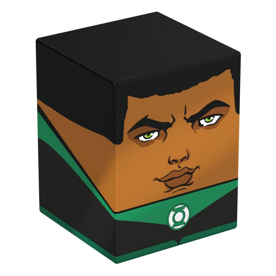 Cube box featuring the intense face and Green Lantern uniform design of John Stewart