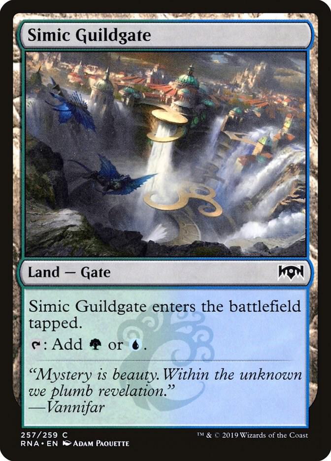 Simic Guildgate 257/259 (Ravnica Allegiance) 