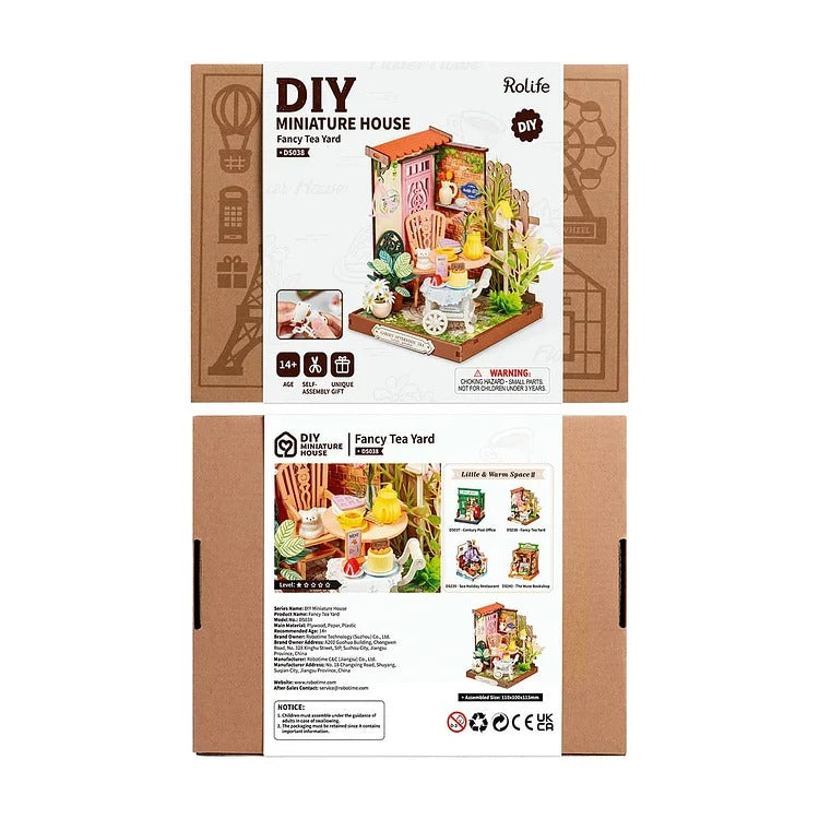 Diy Mini House Fancy Tea Yard - Good Games