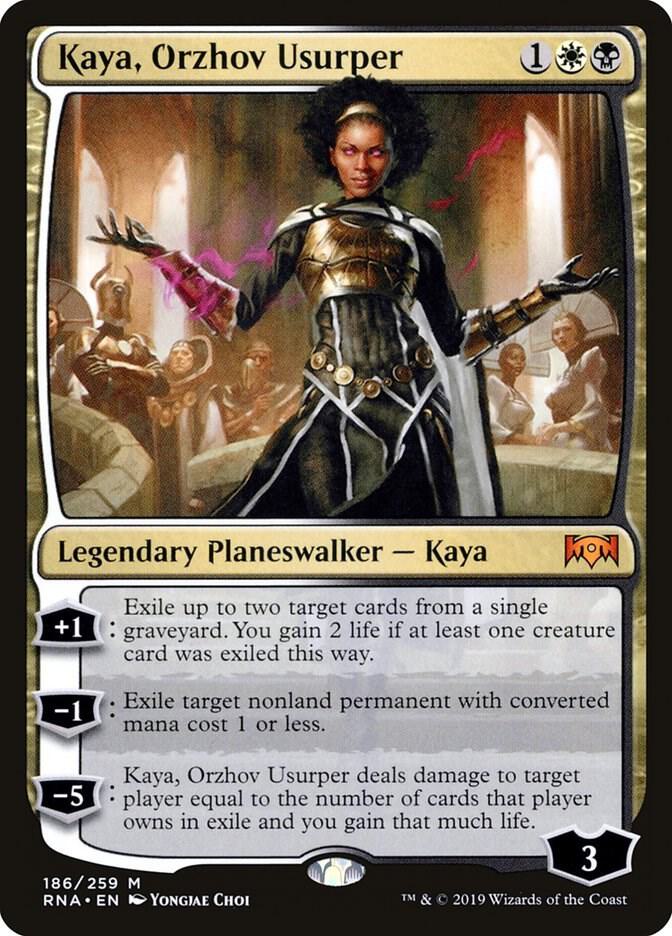 Kaya, Orzhov Usurper 186/259 (Ravnica Allegiance) 