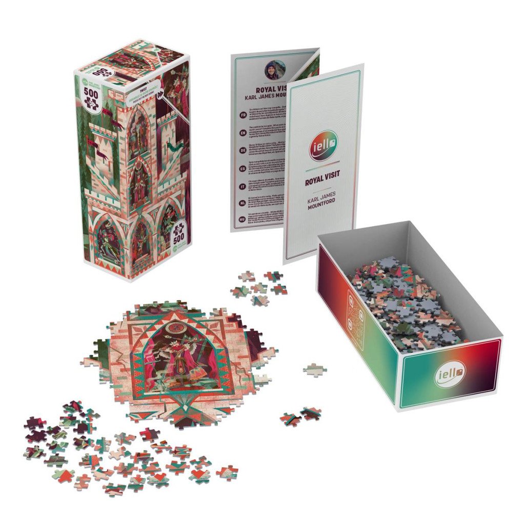 IELLO Puzzle Twist Royal Visit 500 pieces