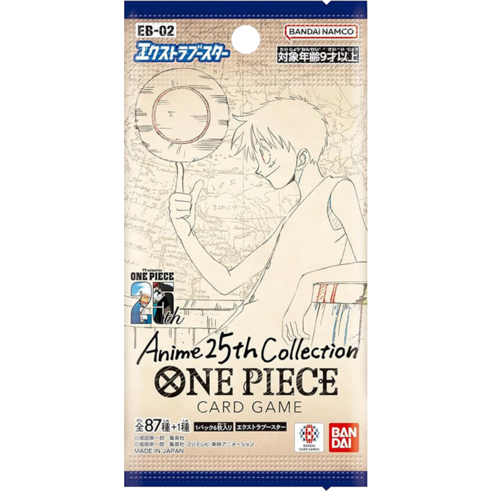 Japanese One Piece TCG EB-02 Anime 25th Collection Booster Box