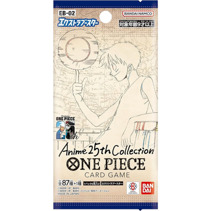 Japanese One Piece TCG EB-02 Anime 25th Collection Booster Box