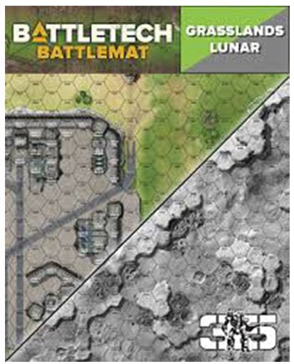 Catalyst Game Labs Grasslands Lunar BattleTech Battle Mat