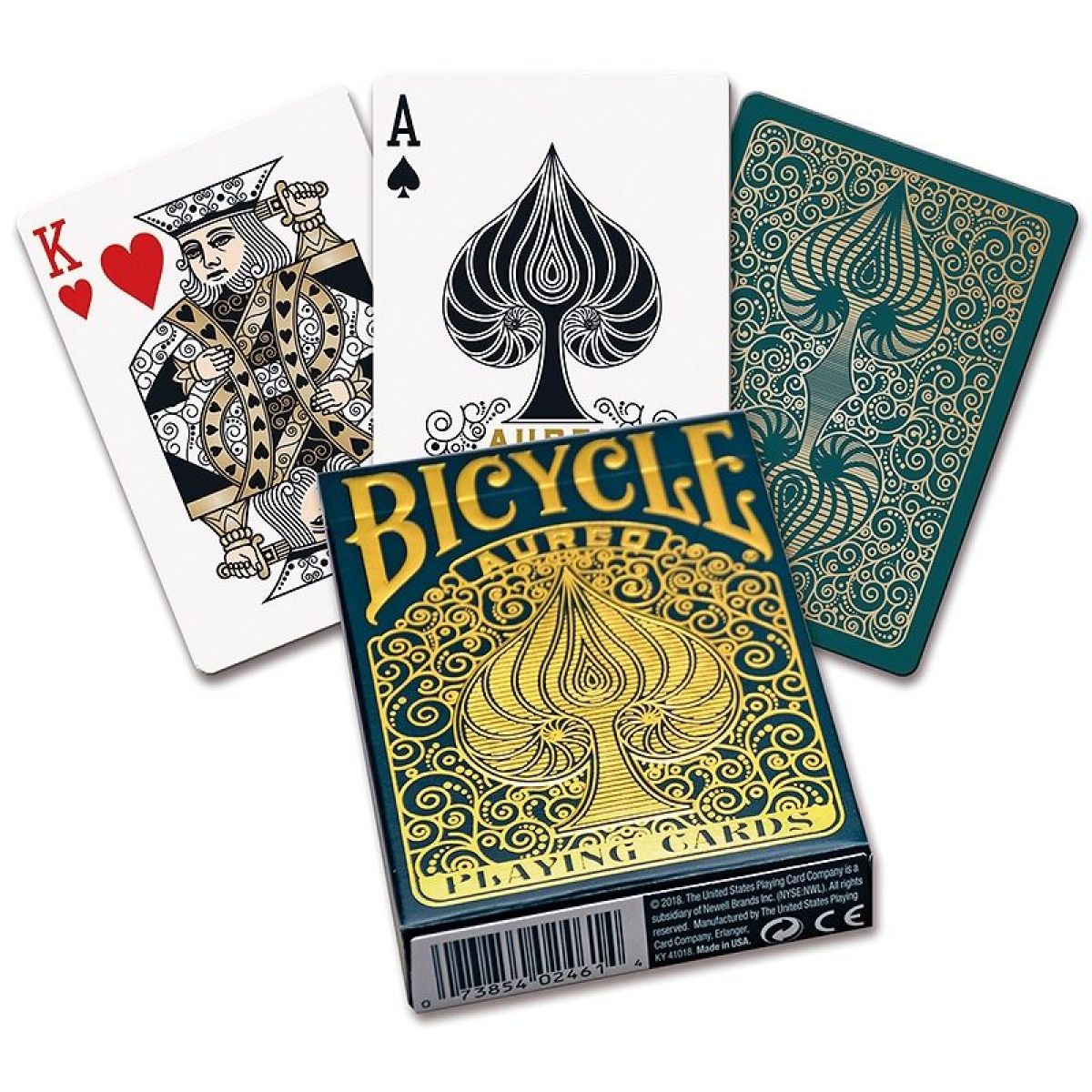 Bicycle Aureo Teal Poker - Good Games