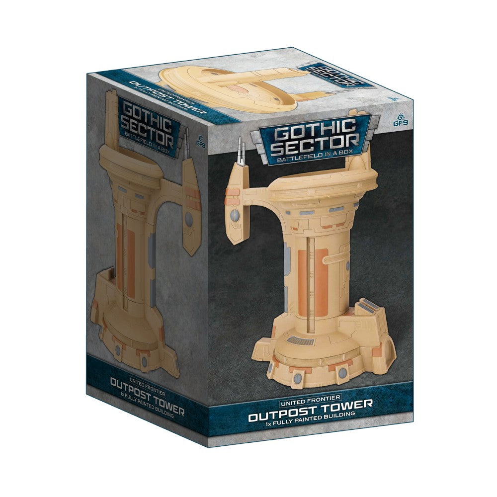 Battlefield in a Box: Gothic Sector - United Frontier: Outpost Tower Miniature - Good Games