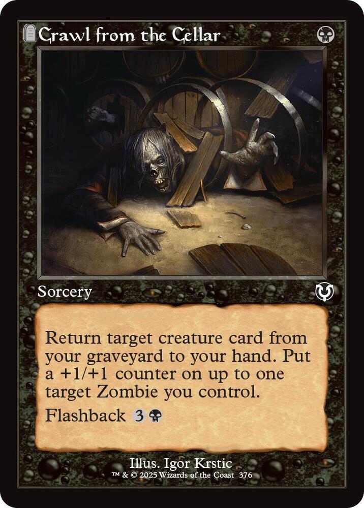 Crawl from the Cellar 376/287 (Innistrad Remastered)  - Retro