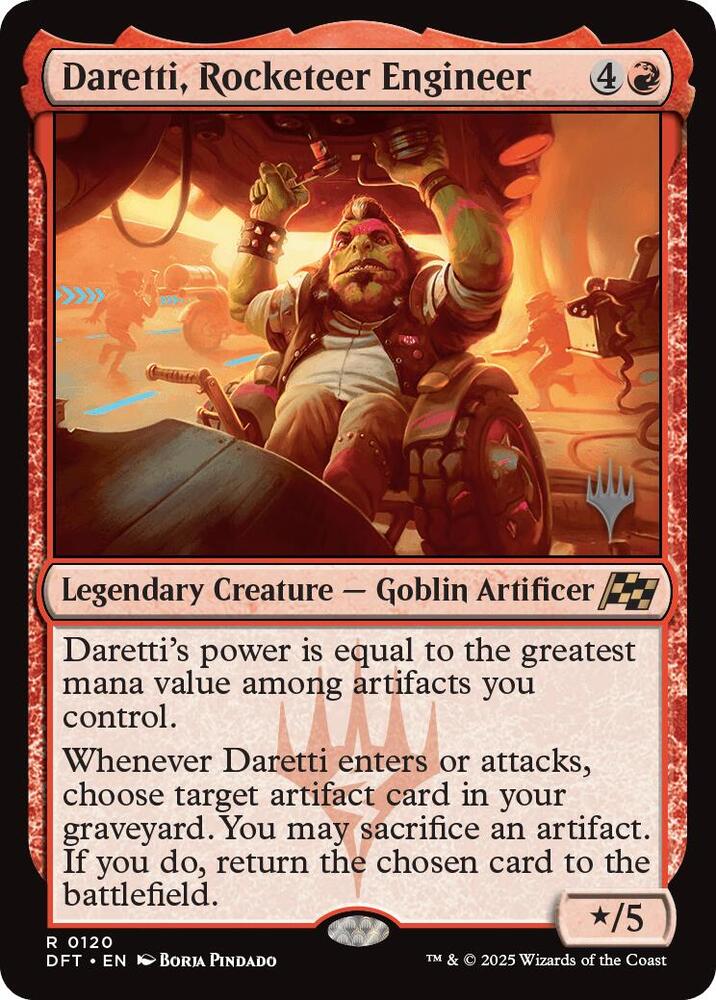 Daretti Rocketeer Engineer 120 (Promo Pack: Aetherdrift) 