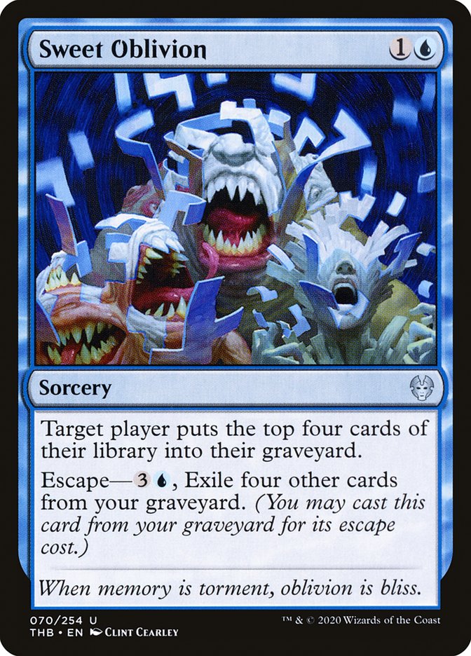 Sweet Oblivion 70/254 (Theros Beyond Death)  - Foil
